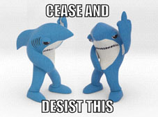 Cease and Desist Left Shark